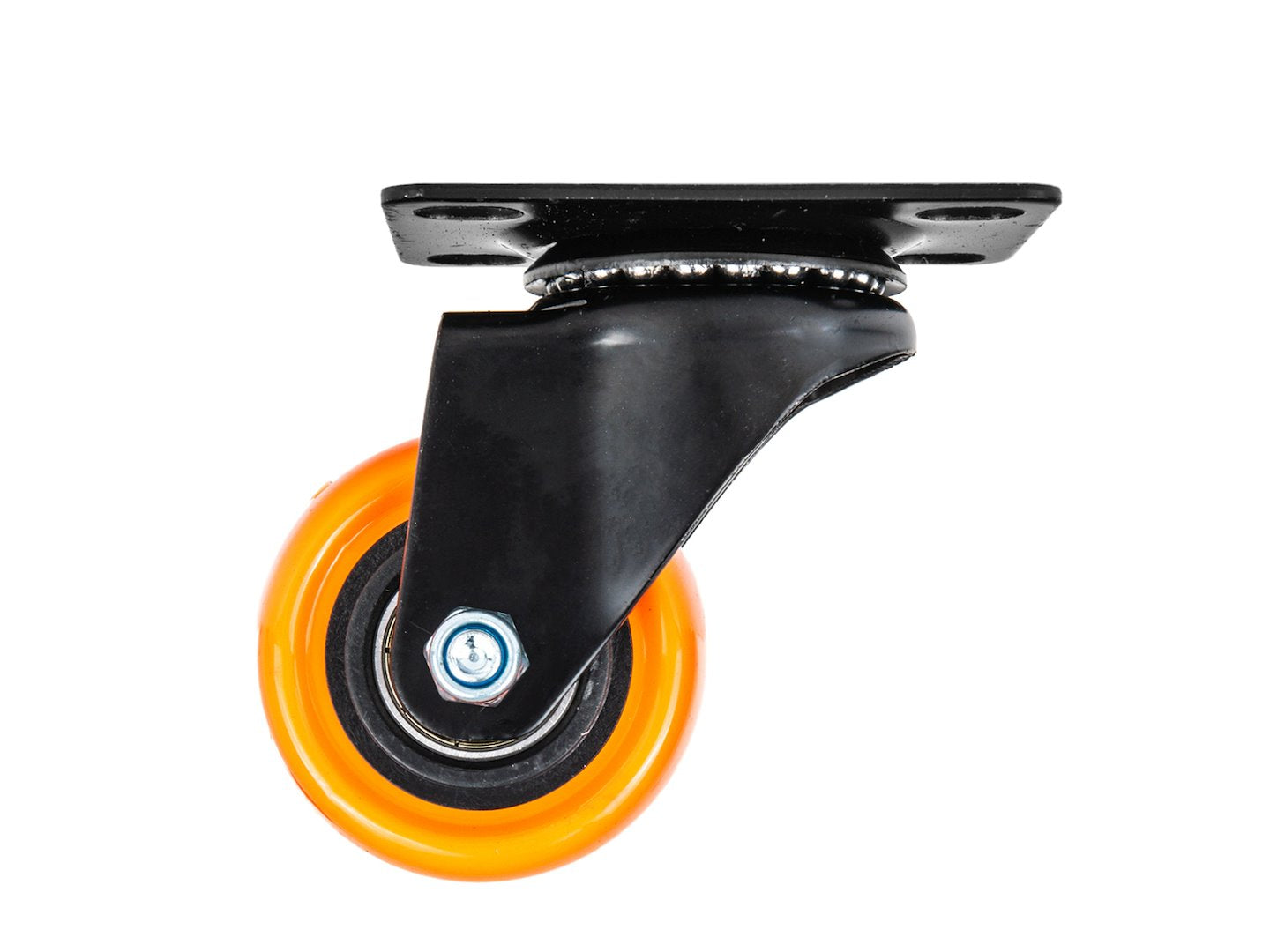 Set roti pivotante, 2 roti cu frana, 50 mm, capacitate maxima 50 kg, 4 bucati, Geko G71548