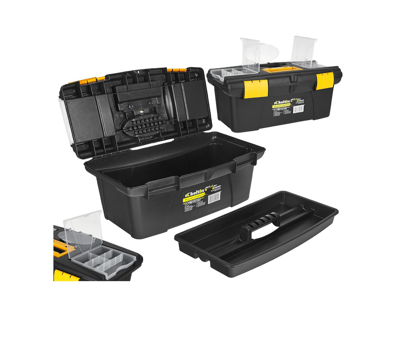 Cutie de scule din plastic cu organizatoare, 19" Keltin K00603