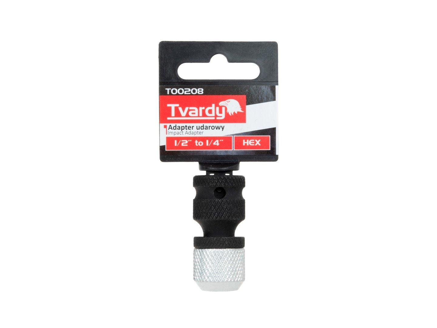 Adaptor de impact HEX de 1/2" la 1/4", Tvardy T00208