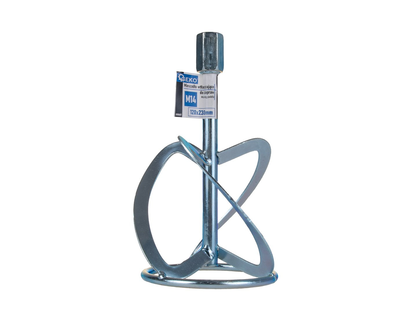 Malaxor pentru mortar, prindere M14, 120 X 230 mm, Geko G00687