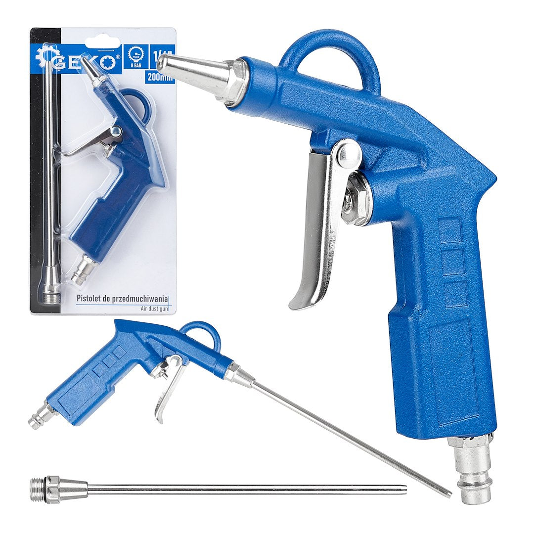 Pistol de suflat aer cu duza lunga, 20 cm, Geko G01174B