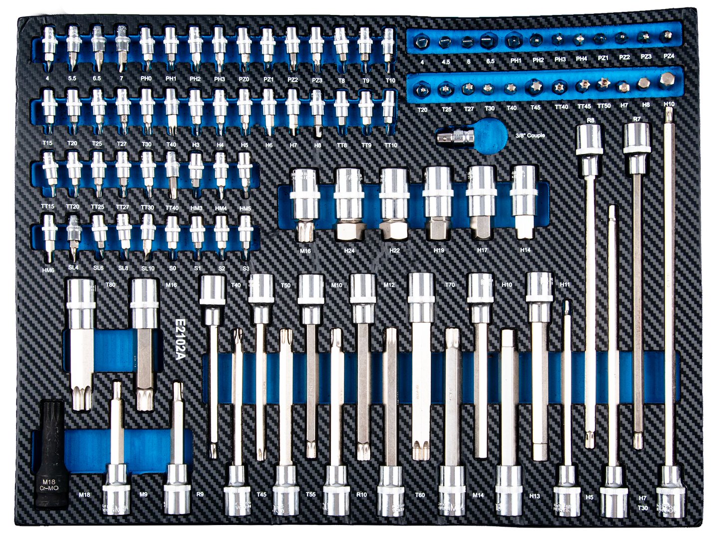 Dulap pentru atelier cu scule, 7 sertare, 258 bucati, Geko G10836