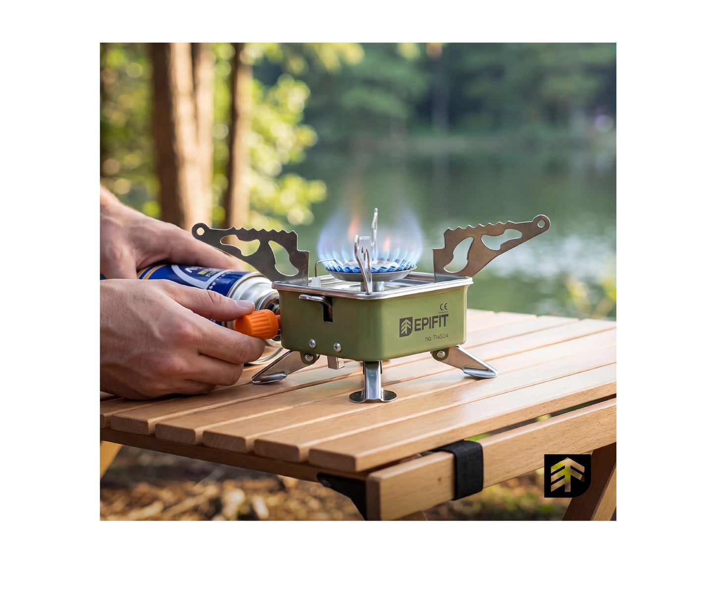 Aragaz pentru camping cu 1 arzator SPARK50, MalTec 114504
