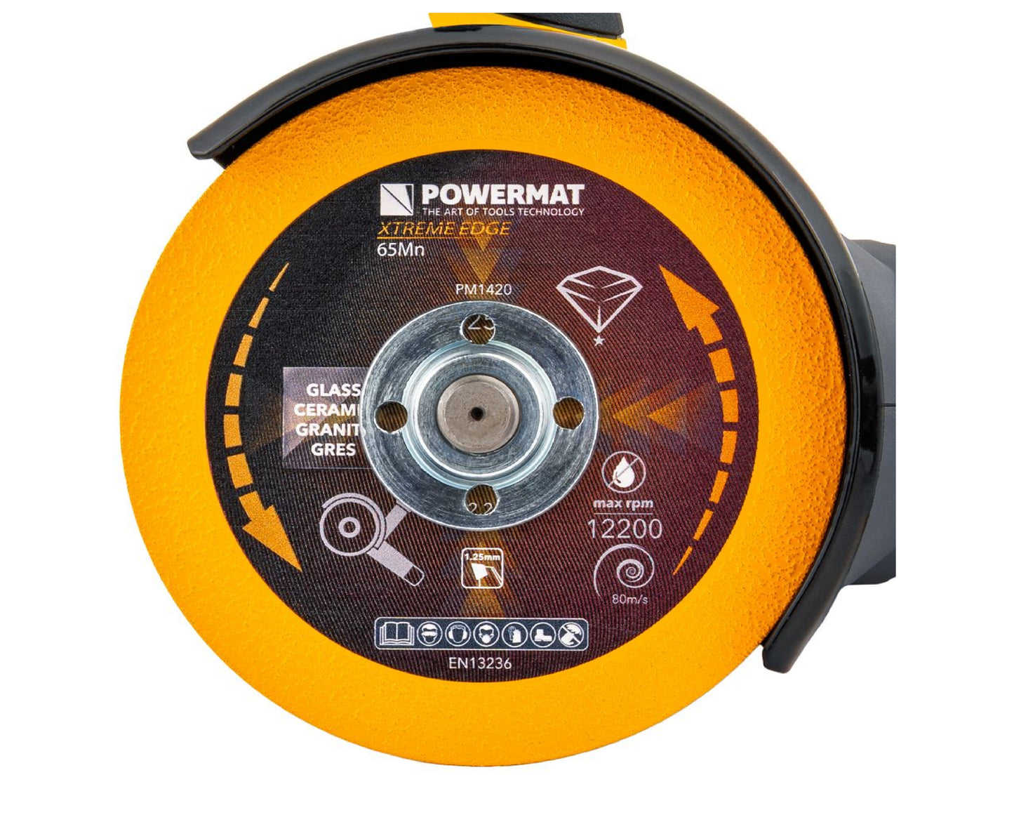 Disc diamantat pentru gresie si ceramica PM-TDCS-1251T, 125 mm, Powermat PM1420