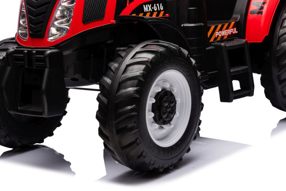 Tractoras electric, rosu, 135cm x 82cm x 103cm, Lean 17312