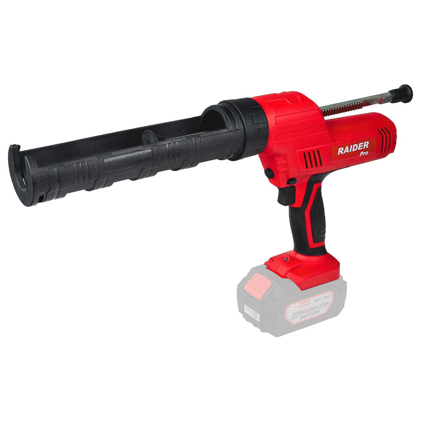 Pistol pentru silicon RDP-JCG20 Solo (fara acumulator si incarcator), 310 ml, 3800 N, Raider 041607