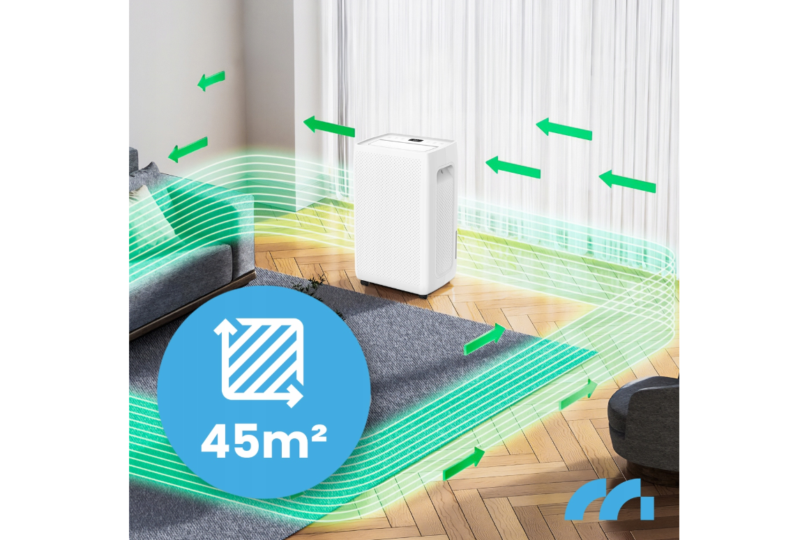 Dezumidificator cu functie de purificare a aerului DH-20330A, 20 l / 24 h, functie Wi-Fi, MalTec 111784