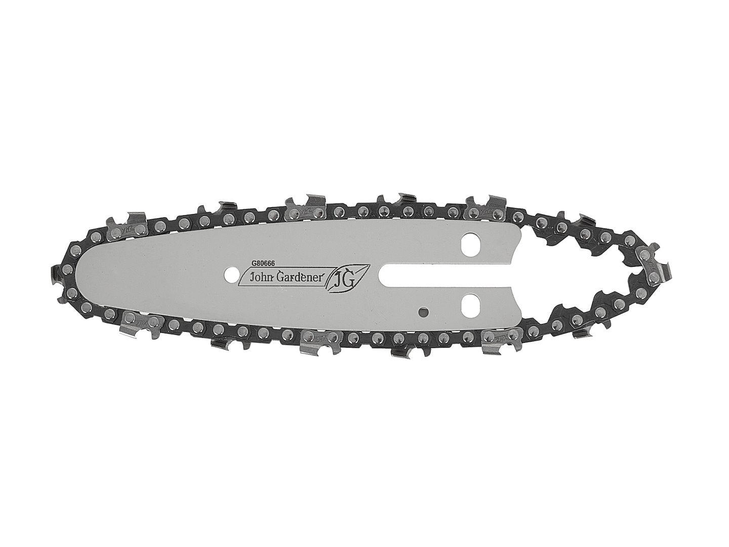 Fierastrau cu lant cu acumulator si brat telescopic, 1.65 - 2.50 m, 2 x 2 Ah, 21 V, John Gardener G80666