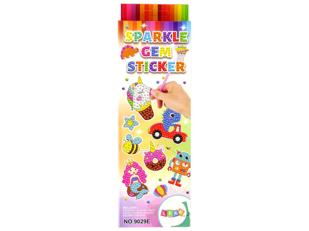 Kit broderie cu diamante Sea World Animals, multicolor, Lean 14965