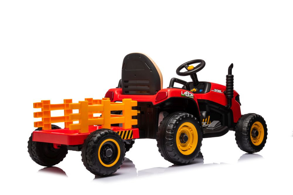 Tractoras electric cu baterie BBH-030, rosu, Lean 19779