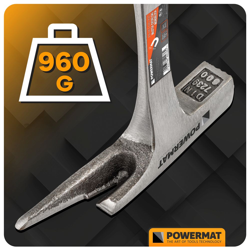 Ciocan dulgher PM-MLT-600-9060T, 960 g, Powermat PM1365