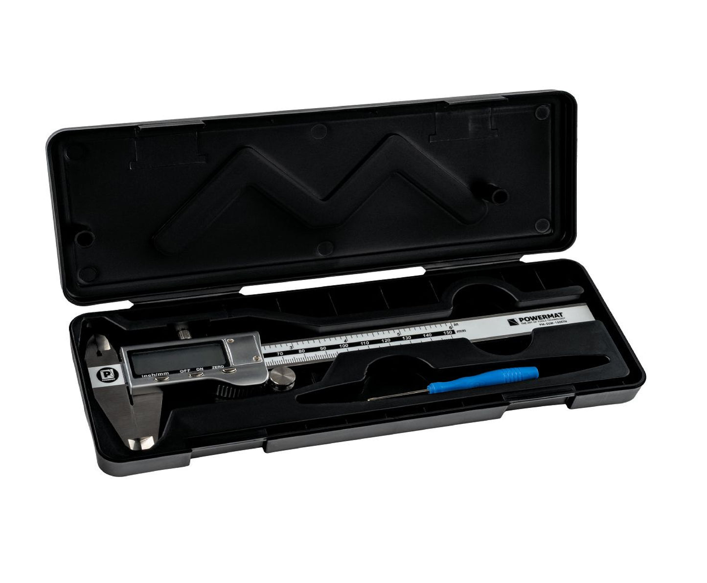 Subler electronic cu afisaj LCD PM-SUW-150ETN, 0-150 mm, Powermat PM1474