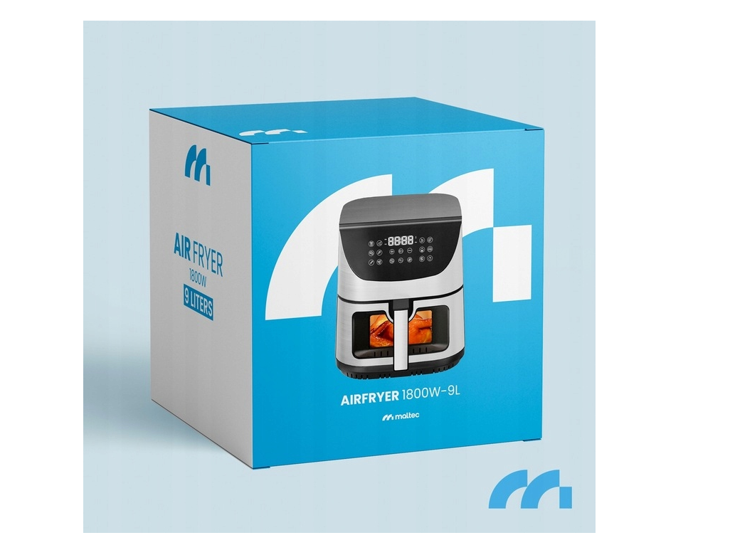 Friteuza cu aer cald 1800 W, capacitate 9 l, MalTec 112096