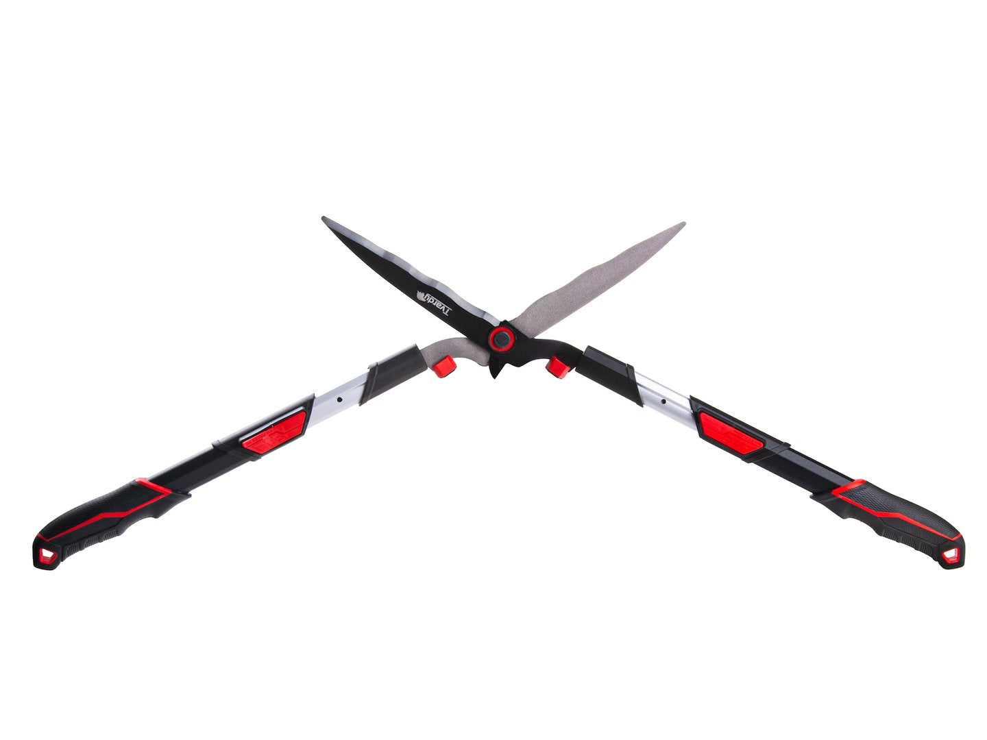 Foarfeca de gradina telescopica pentru gardul viu cu lama ondulata, 735 - 865 mm, PTFE, Tvardy T07433