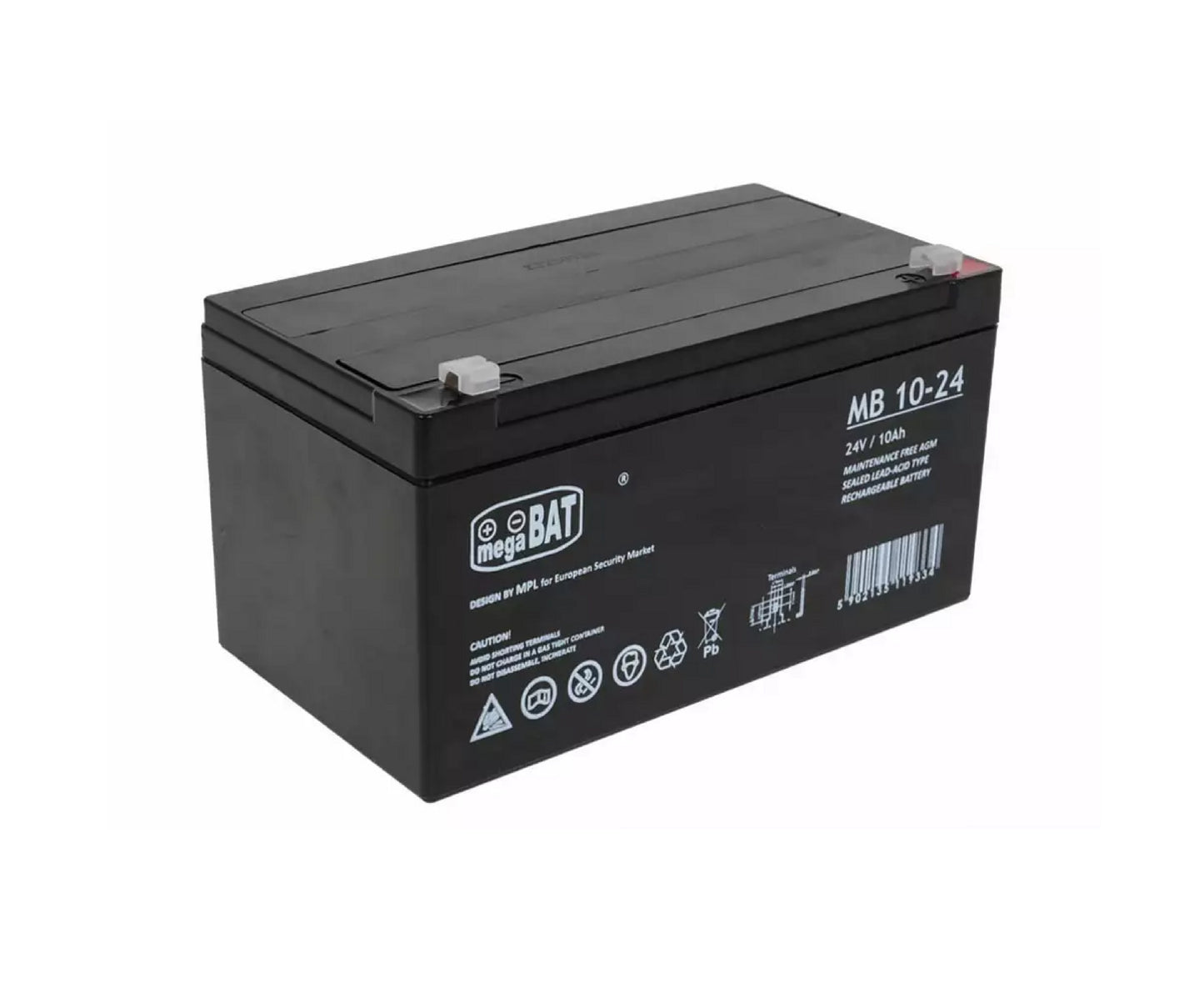 Acumulator gel, 24 V, 10 Ah, 18.5 x 9.5 x 10 cm, Lean 15852