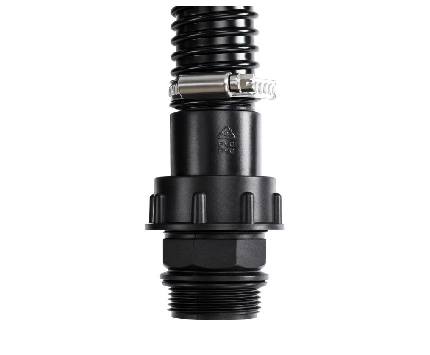 Furtun aspiratie pentru pompa hidrofor cu supapa de sens si filtru, negru, 1", 7 m, Powermat PM-HD-WS-71C