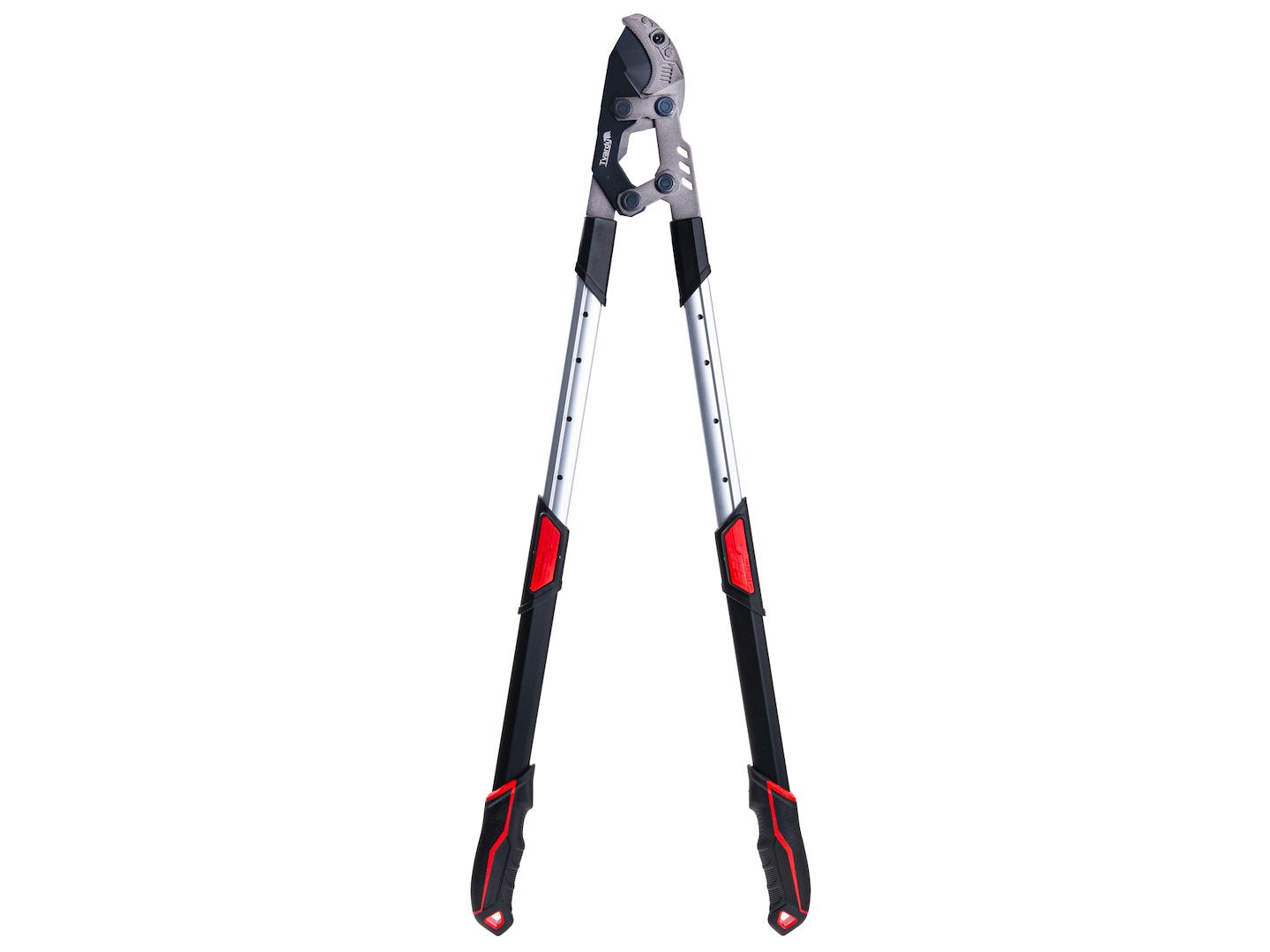 Foarfeca telescopica de gradina cu lama tip nicovala si angrenaj, 730 - 970 mm, 65 Mn, PTFE, Tvardy T07426