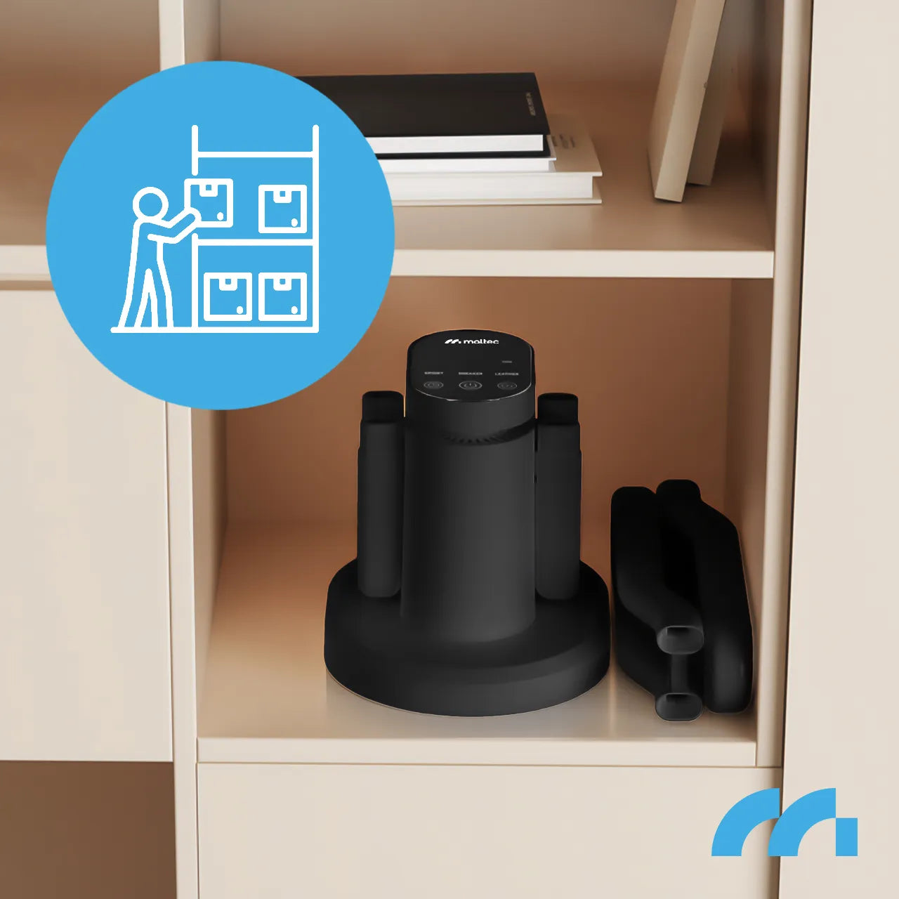 Uscator pentru incaltaminte cu ozon FullyDry, 200 W, MalTec 113482