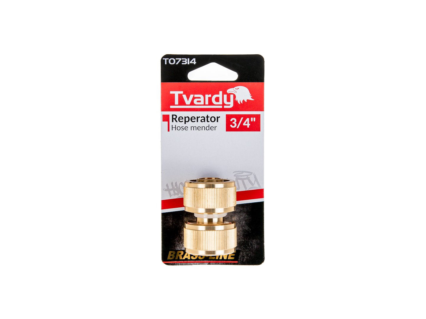 Conector reparator pentru furtun Brass Line 3 / 4", Tvardy T07314