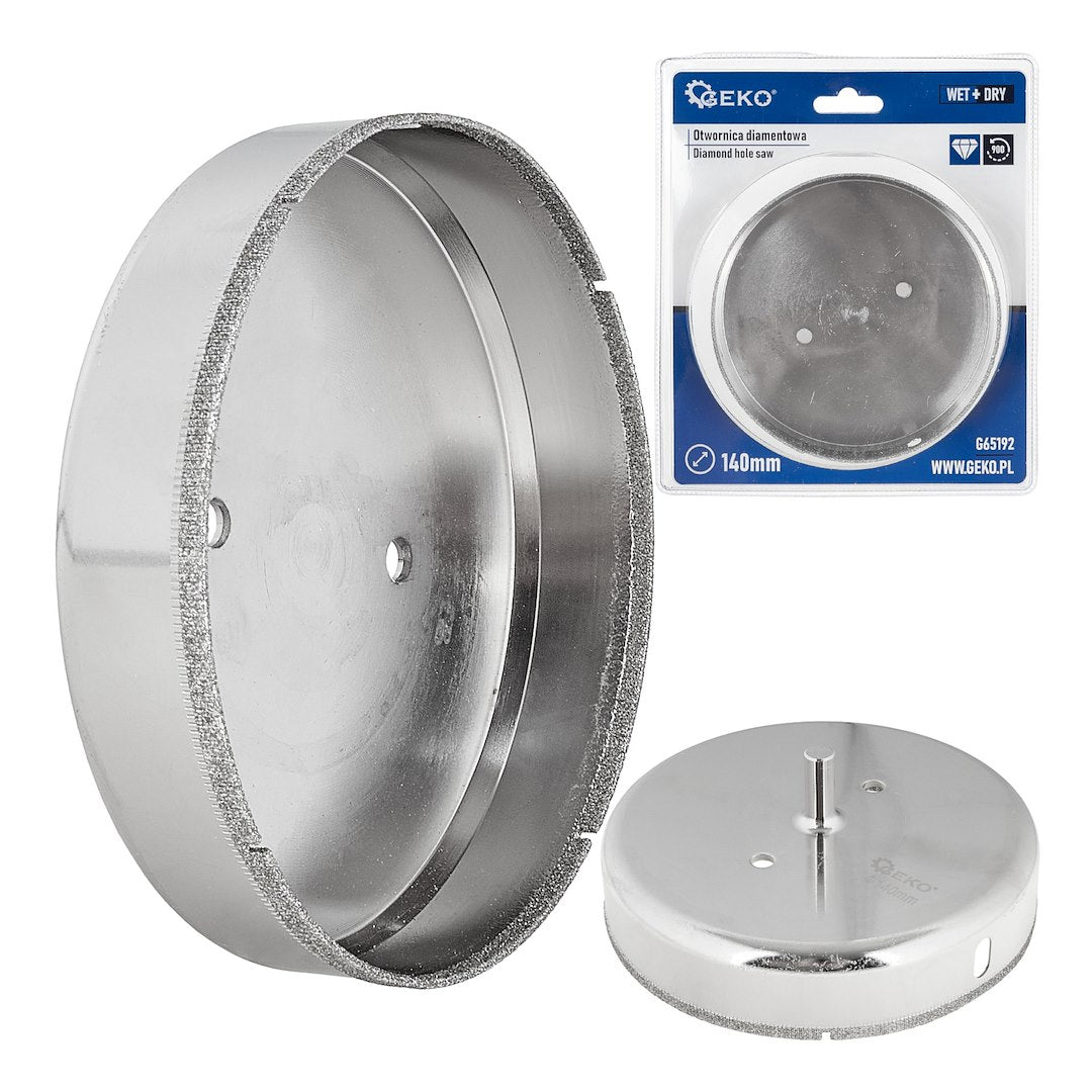 Carota diamantata pentru gresie, 140 mm, Geko G65192