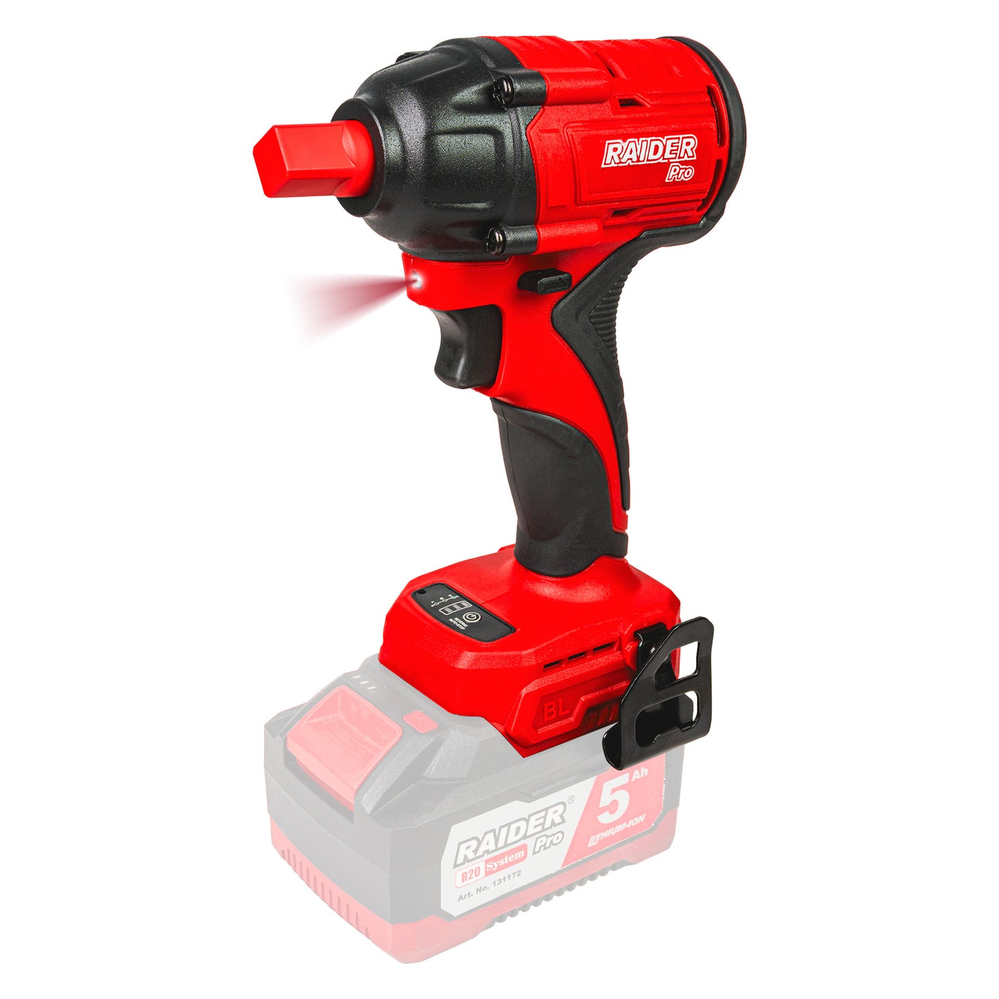 Masina de insurubat cu impact Solo (fara acumulator si incarcator) RDP-28BBIW20, 280 Nm, 1 / 2", Raider 030195