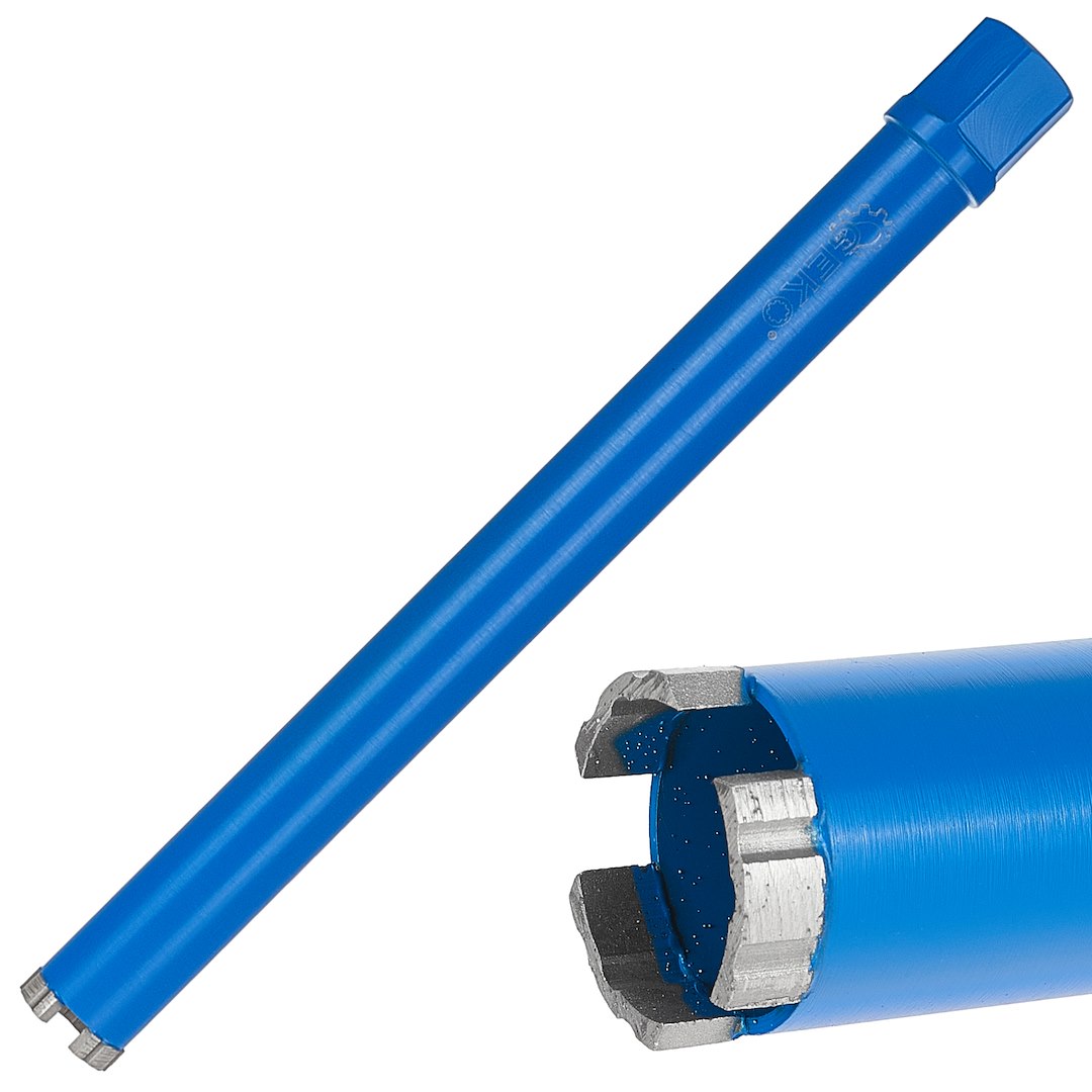 Carota diamantata pentru umed / uscat, 42 x 10 x 450 mm 3T, 1.1 / 4", Geko G65209