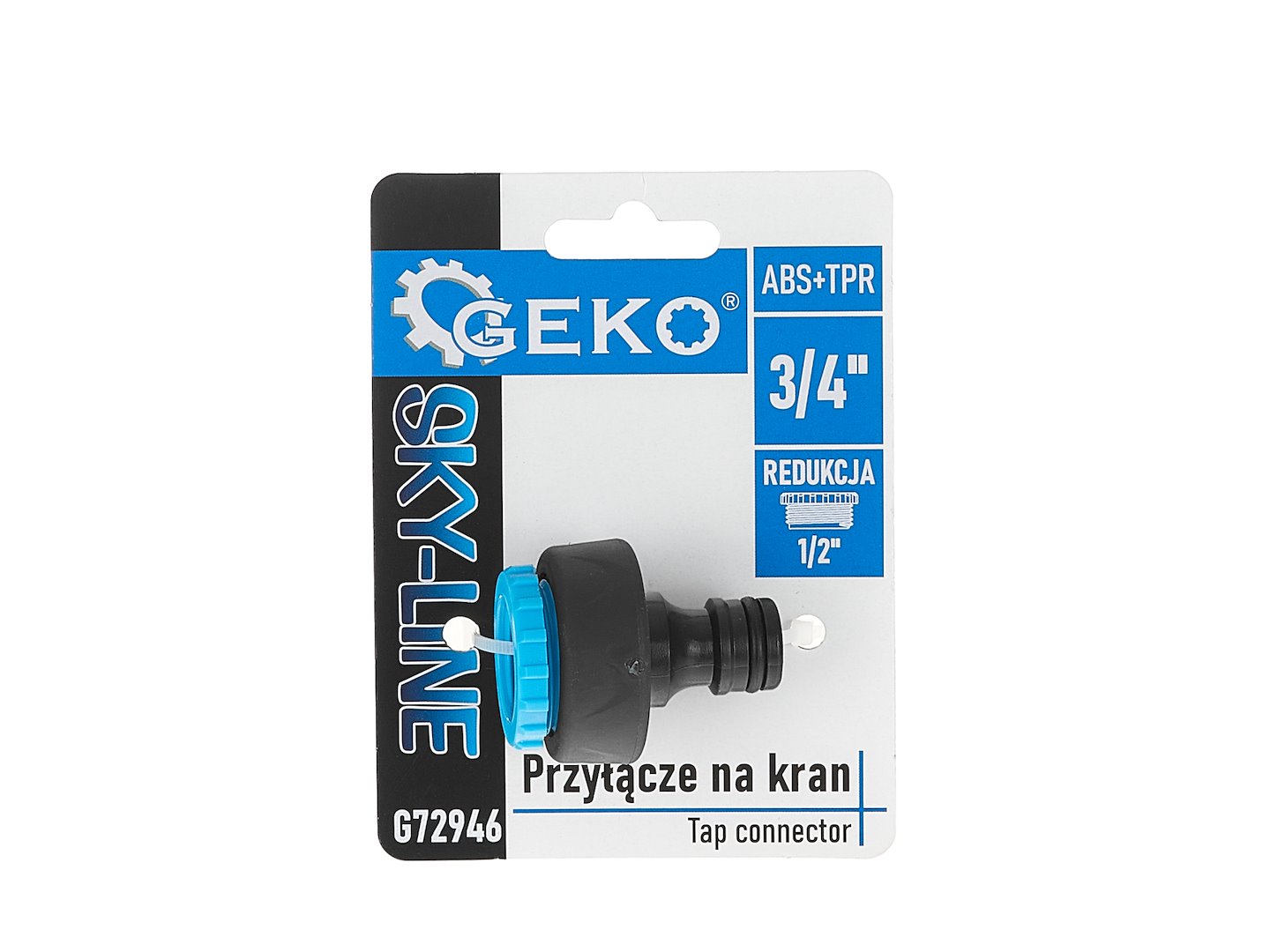 Conector de robinet 3 / 4" cu reductie de 1 / 2" Sky-Line, Geko G72946