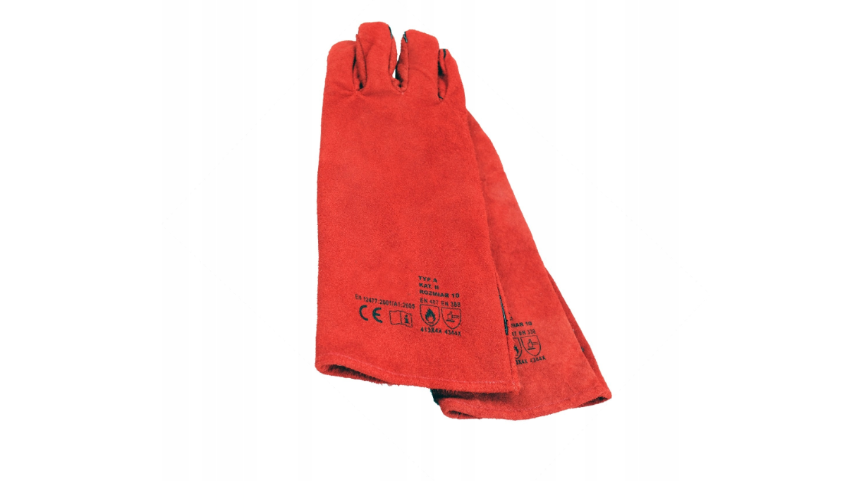 Manusi de sudura Wertberg RSW Marimea 10 (XL) - piele naturala, protectie termica, standard EN12477 Tip A, Harder HD1392