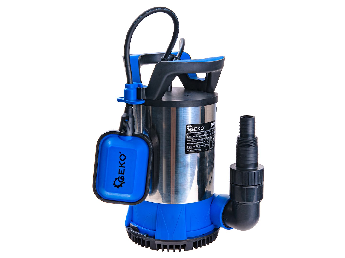 Pompa submersibila cu plutitor 3 in 1, 550 W, Geko G81477