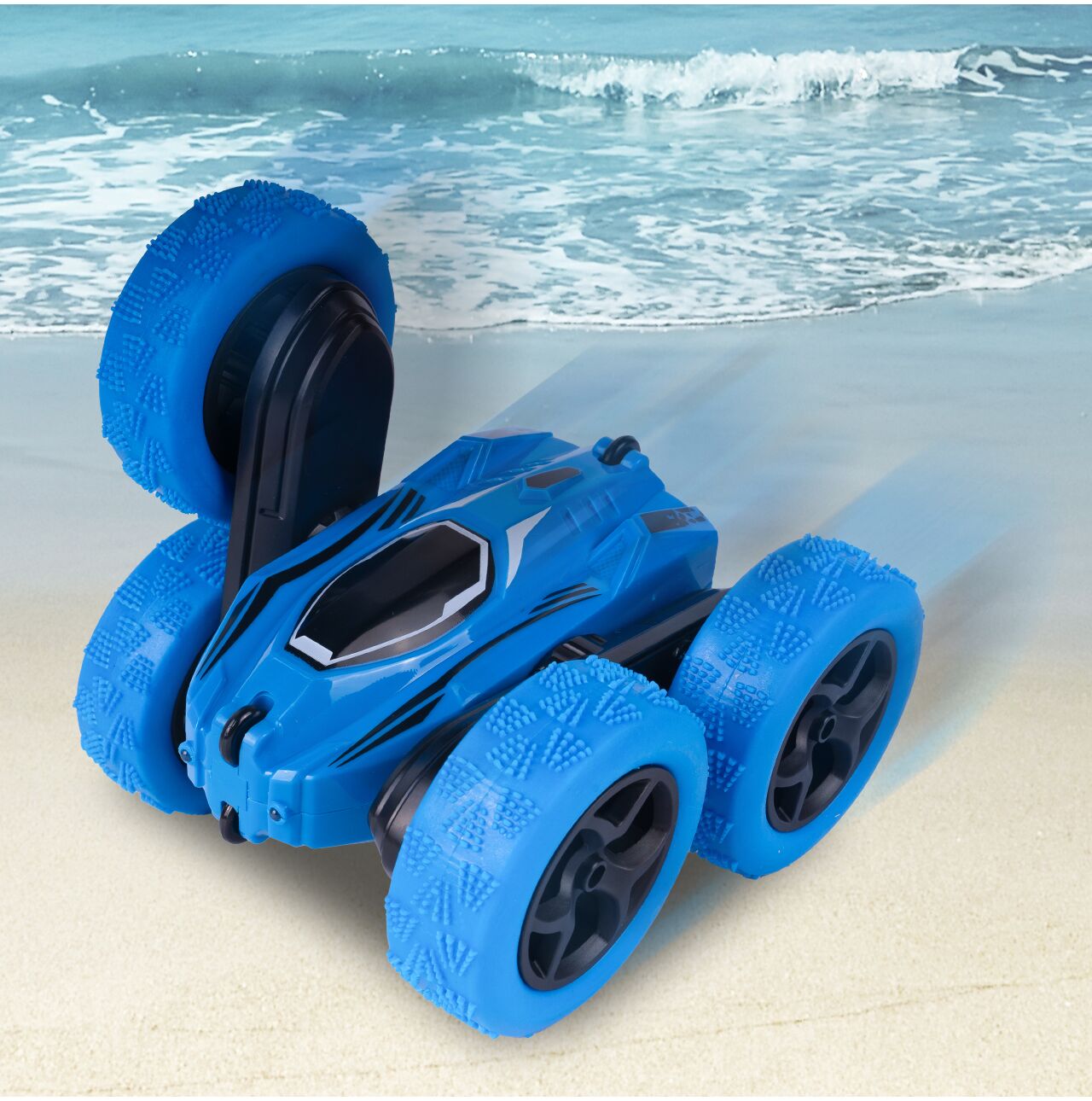 Masinuta Twister 360 LED cu telecomanda, MalPlay 111676