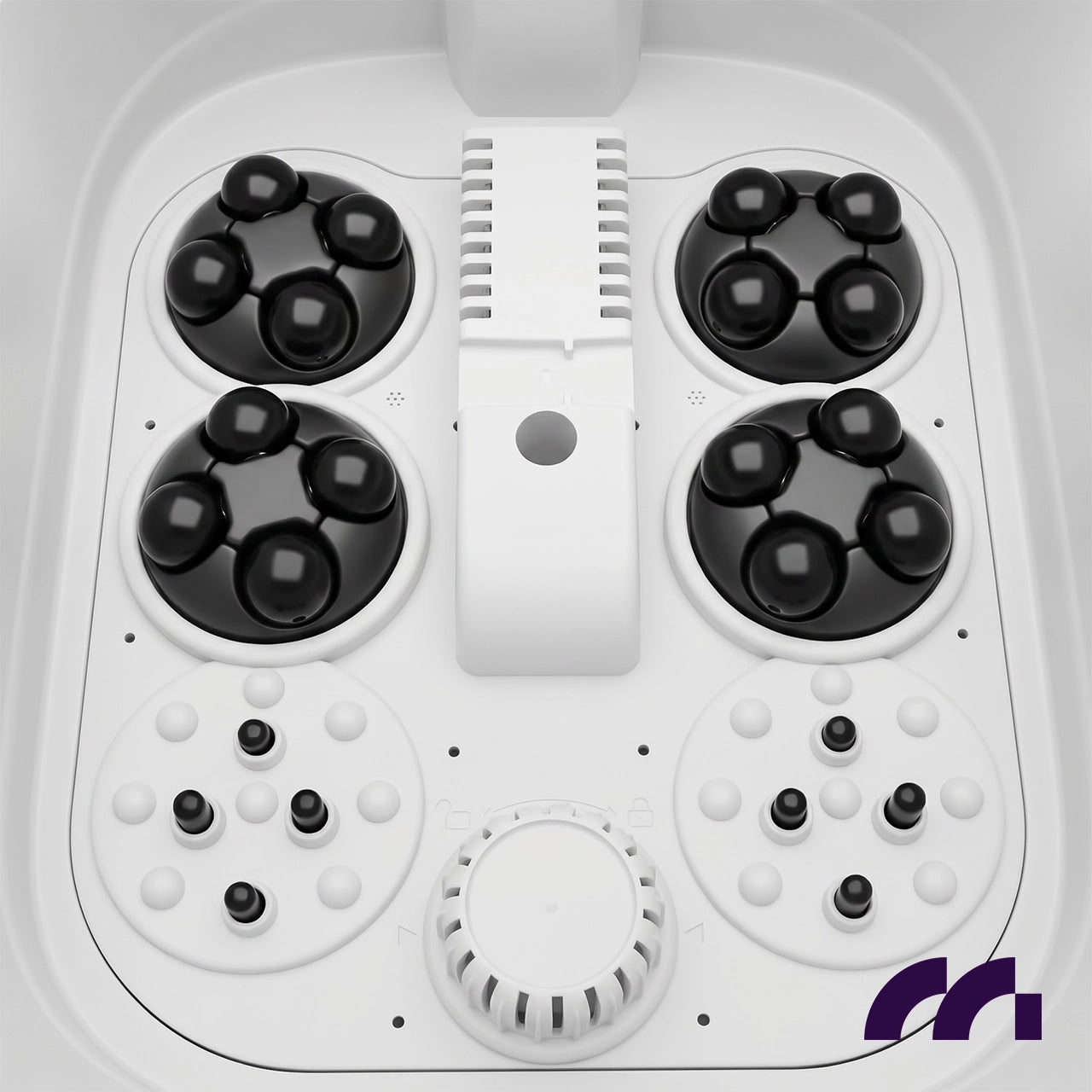 Aparat pentru picioare cu hidromasaj PRO-Hydro500WS, role de incalzire, temporizator, pliabil, 500 W, MalTec 114811