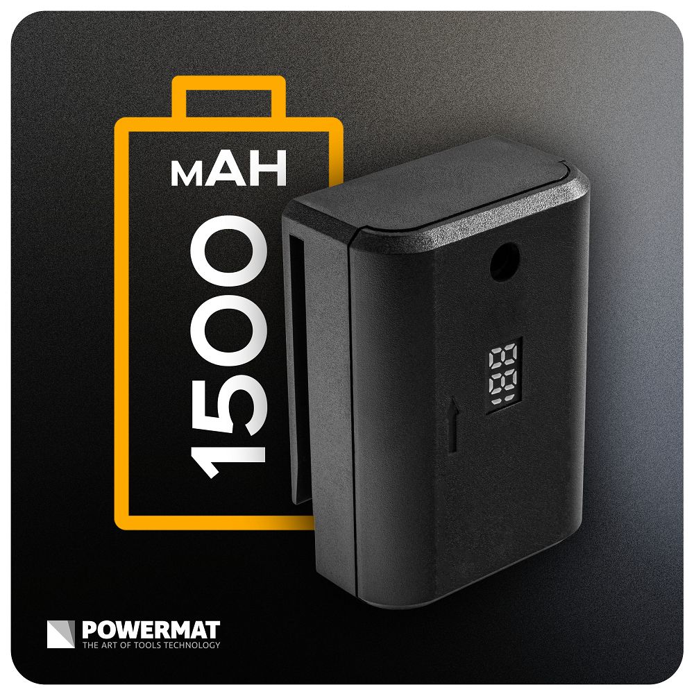 Ventuza cu baterie pentru gresie si sticla, capacitate maxima sigura 200 kg, Powermat PM1589