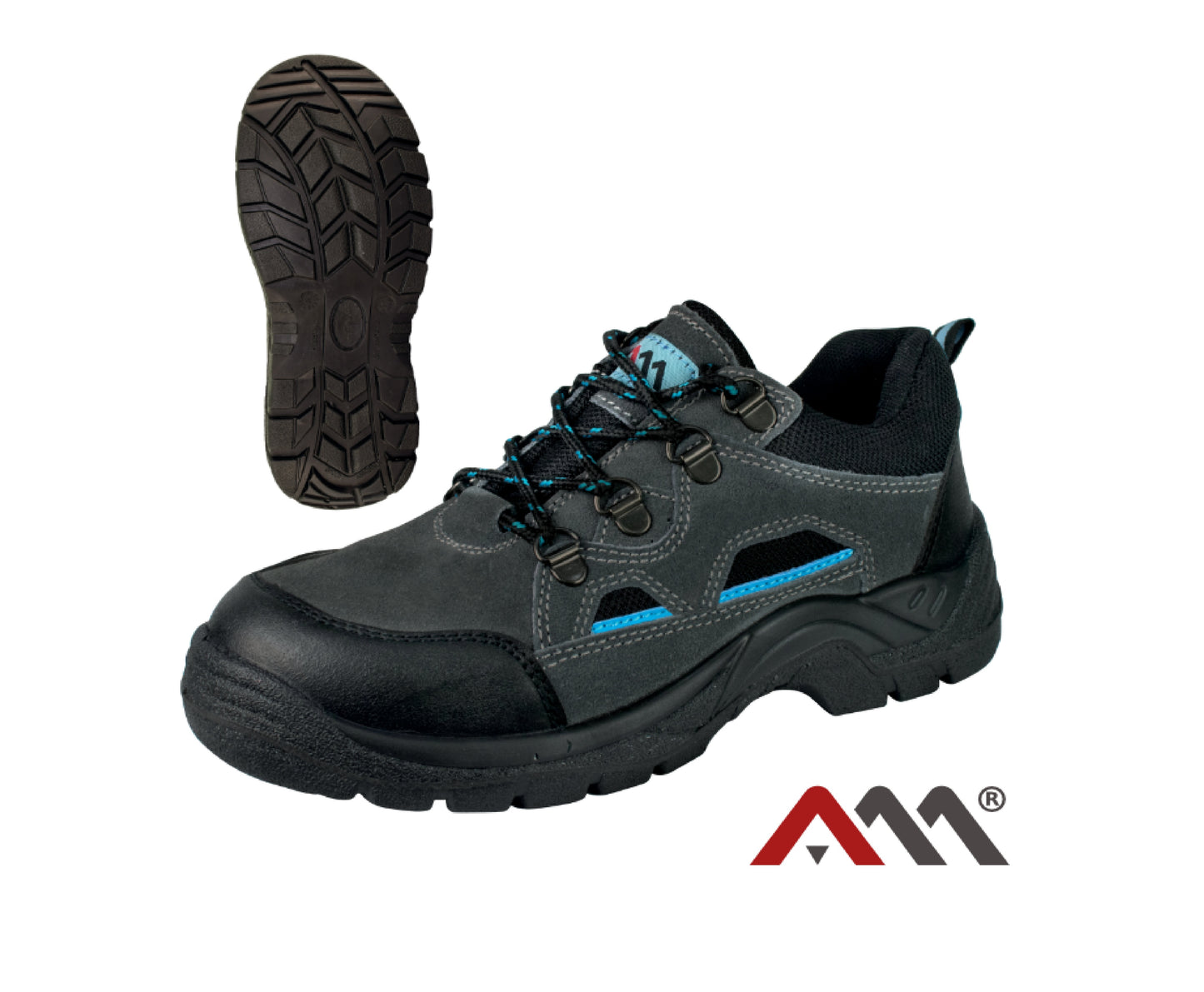 Pantofi de protectie BPmas, negru / albastru, marimea 40 Artmas ART702802
