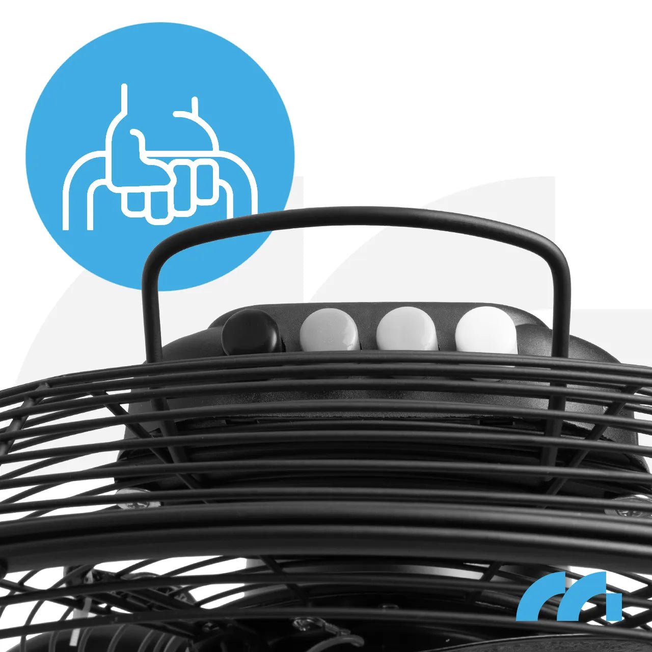 Ventilator de podea W-OC150WT BL, 45 cm, 80 W, MalTec 113256