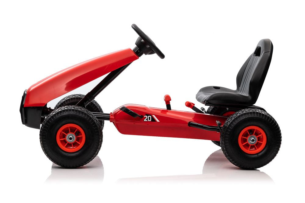 Kart cu pedale G208, rosu, Lean 11908
