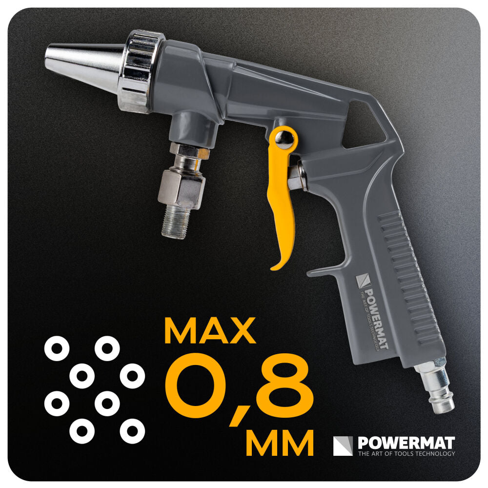 Pistol de sablare PM-PDPI-1T, 160 l / min, Powermat PM1551