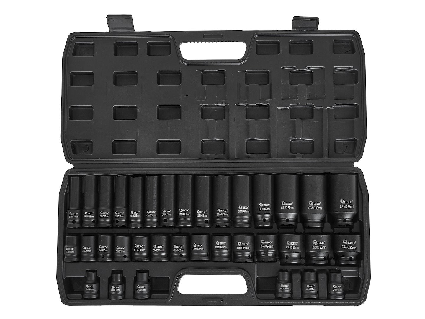 Set tubulare de impact 1 / 2", 8-32 mm, 35 bucati, Geko G10518