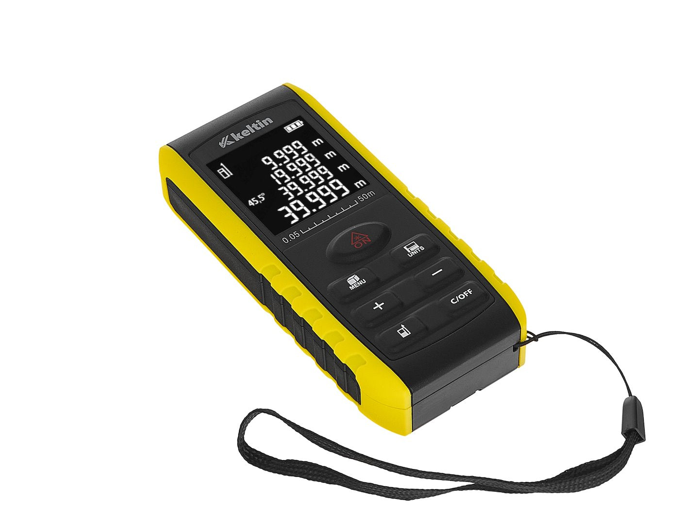 Telemetru laser, distanta maxima 60 m, Keltin K02192