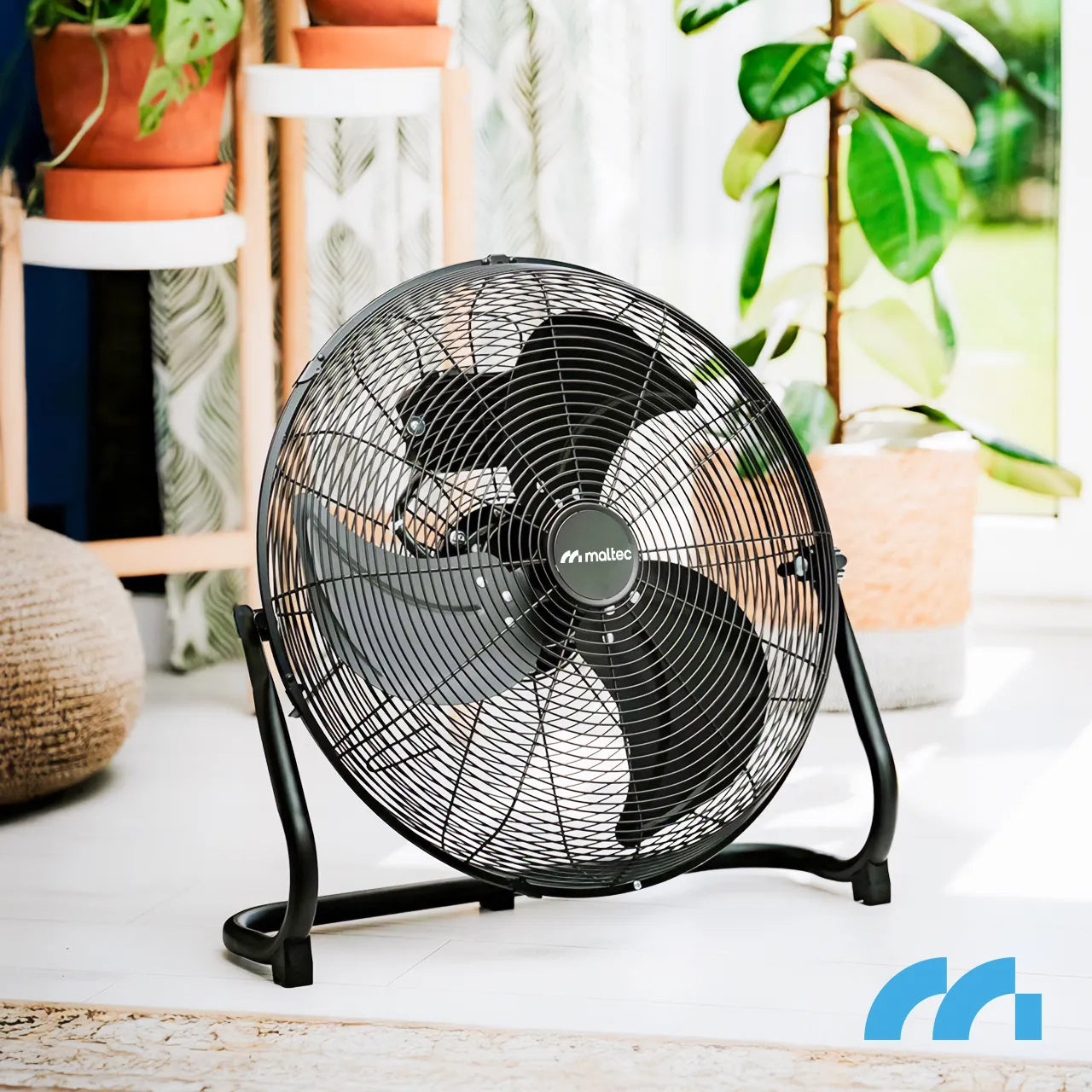 Ventilator de podea W-OC150WT BL, 45 cm, 80 W, MalTec 113256