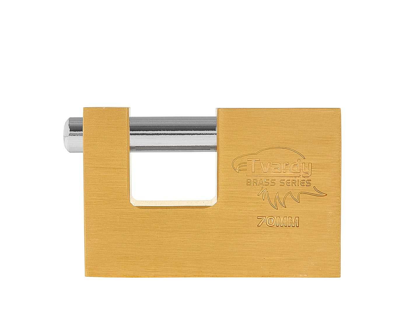 Lacat din alama ranforsat Brass Series, 70 mm, Tvardy T00430