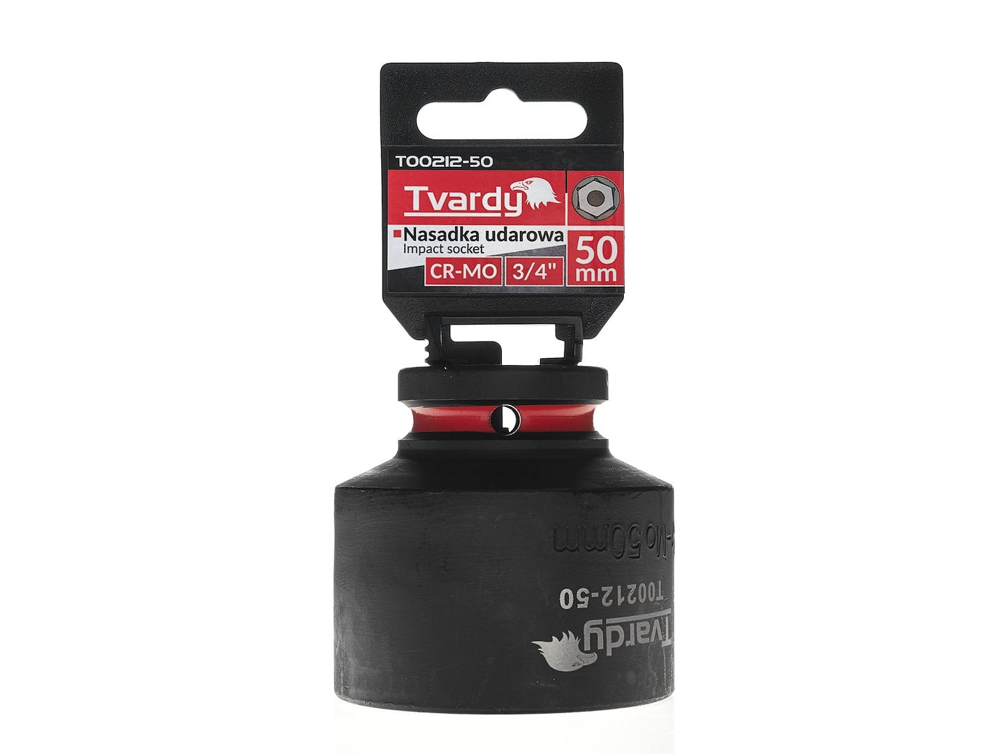 Cheie tubulara de impact in 6 puncte 3 / 4", 50 mm, Cr-Mo, Tvardy T00212-50