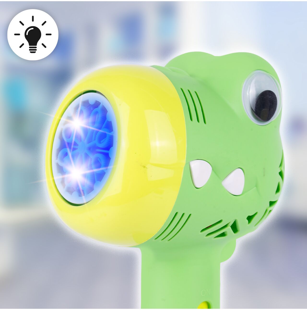 Pistol cu bule de sapun dinozaur, 180 ml, MalPlay 111494