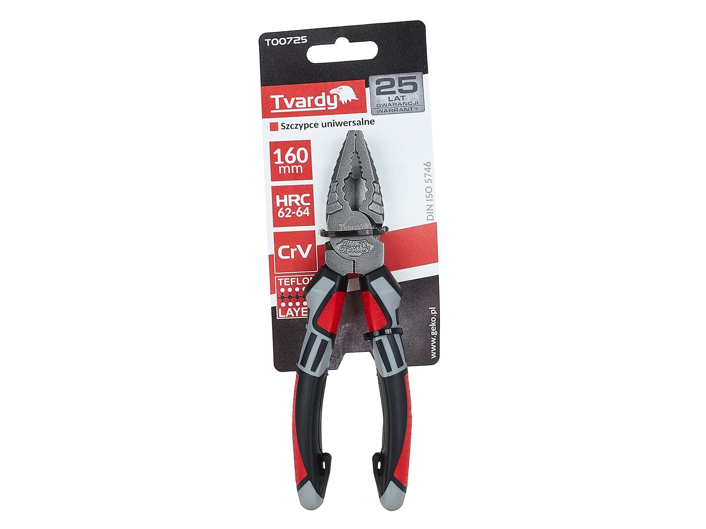 Cleste combinat Cr-V, 160mm, Tvardy T00725