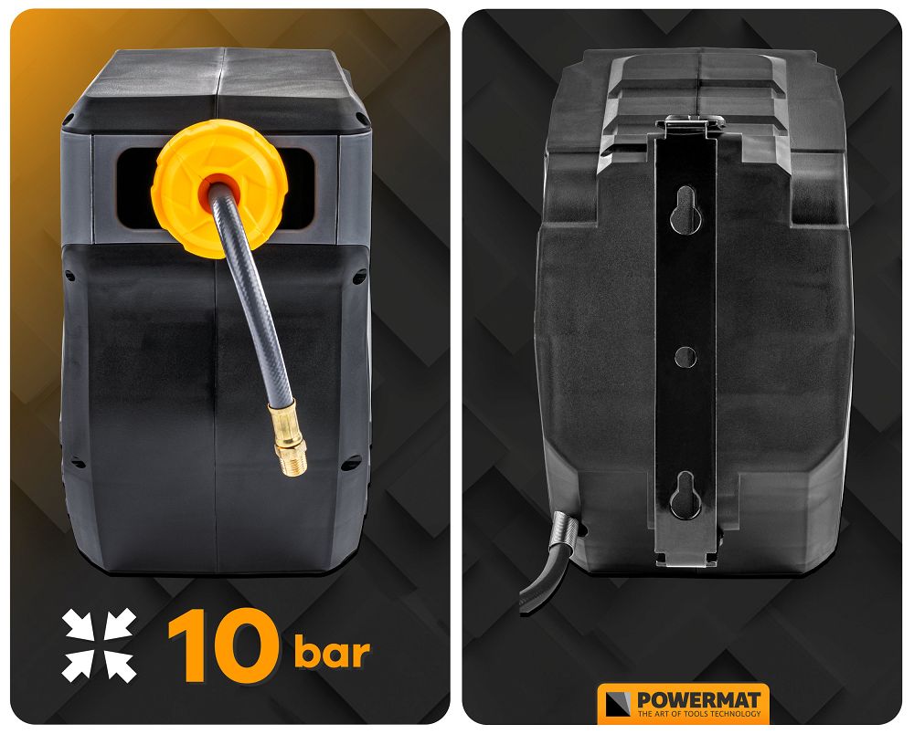 Furtun pneumatic pe tambur PM-ABNW-20MN, 20 m, Powermat PM1407