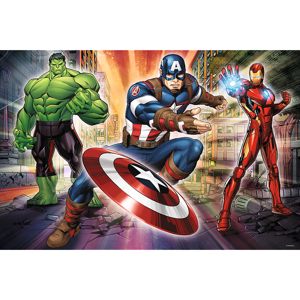 Puzzle Maxi Trefl, Eroi Avengers, 24 piese, Lean 26001