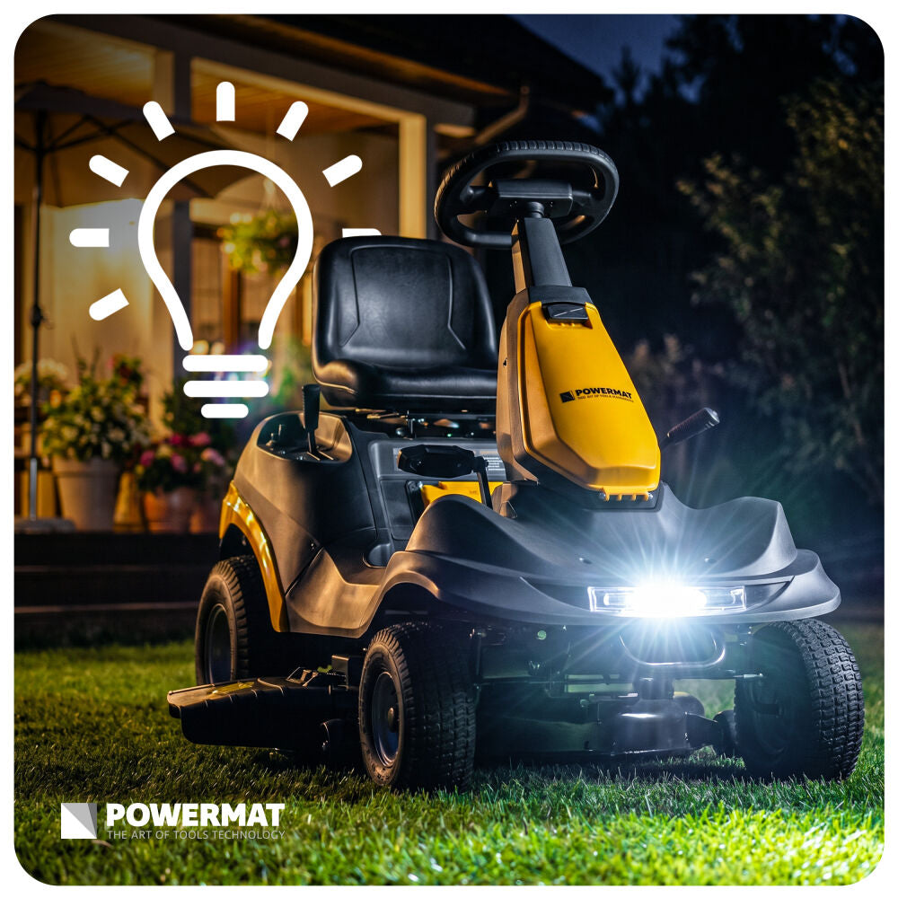 Tractoras de tuns iarba PM-OTS-6HPM, 660 mm, 150 l, Powermat PM1590