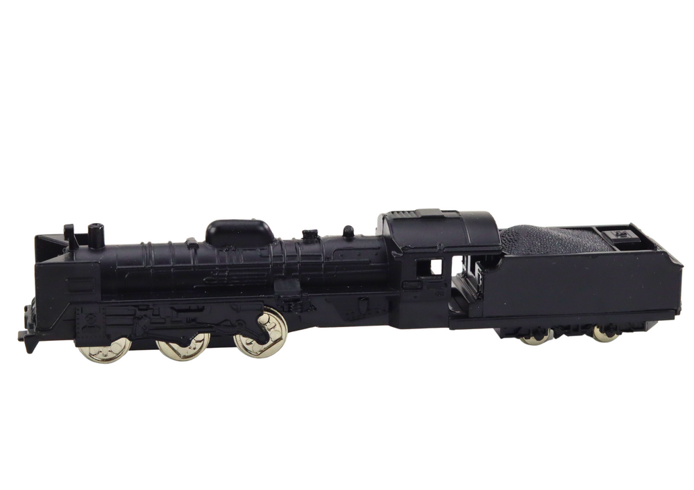 Trenulet de colectie metalic, 15 x 3 x 3 cm, 1:48, negru, Lean 18923