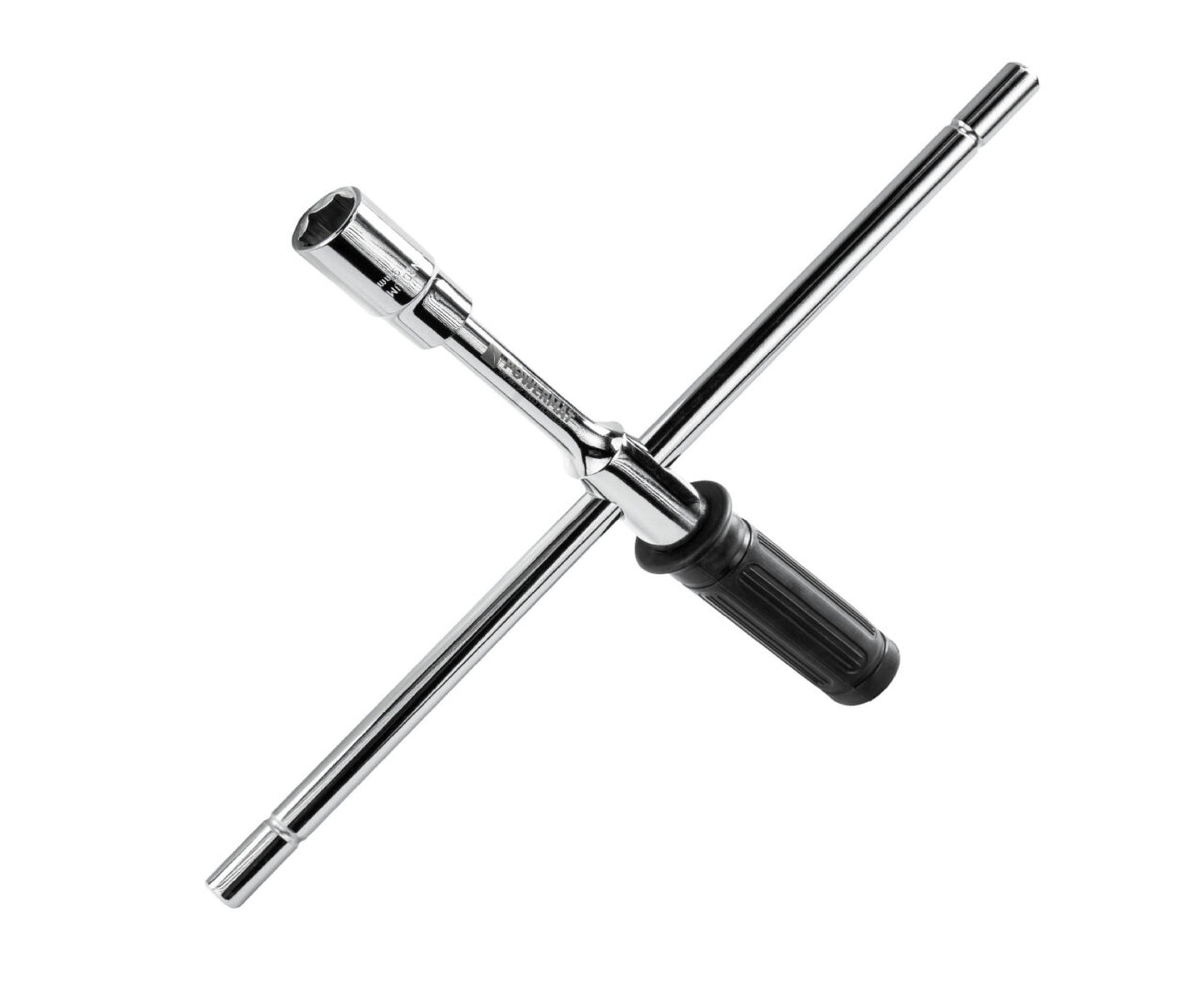 Cheie pliabila in cruce pentru roti PM-KLDK-400T, 1/2", chei tubulare incluse, Powermat PM1619