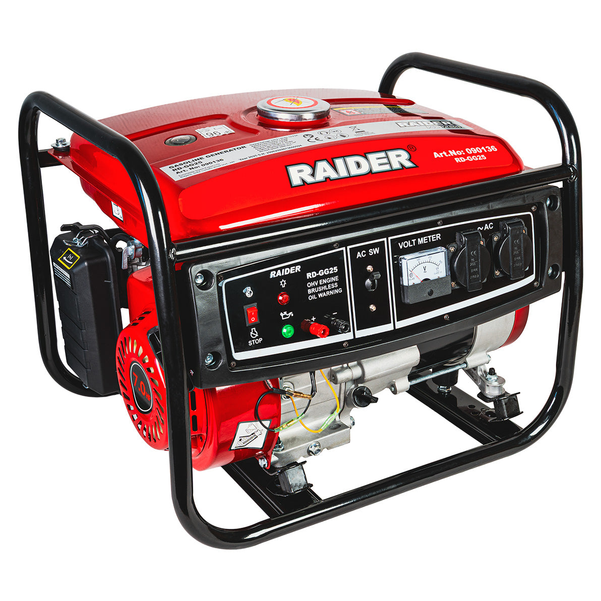 Generator pe benzina RD-GG25, 2.8 kW, Raider 090136
