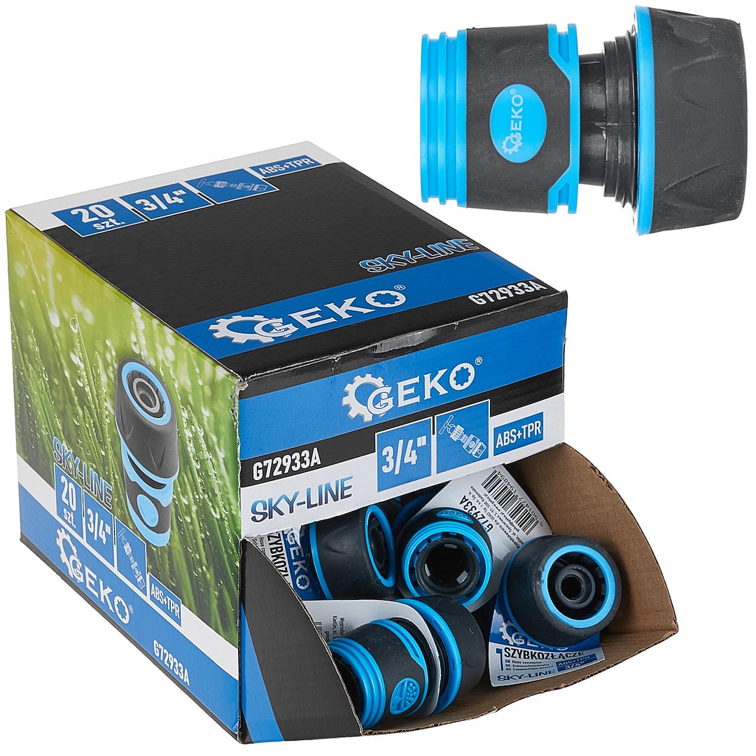 Set conectori pentru furtun Sky-Line 3 / 4", 20 bucati, Geko G72933A
